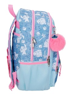 MOCHILA ADAP. 44CM 2C. STITCH HEARTS 2